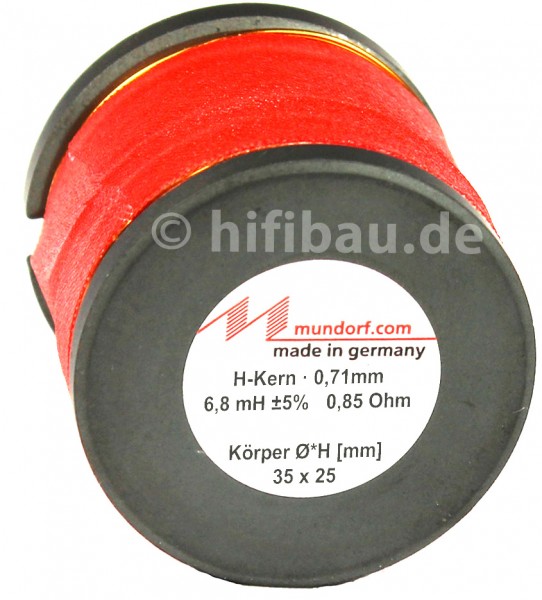 Mundorf H-Kern Ferrit Spule 6,8 mH / 0,85 Ohm